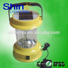 ABS engineering plastic led lantern with fm radio, solar lantern usb charger, hand crank camping lantern